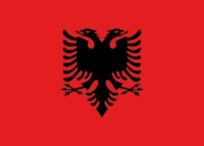 Bandera de Albania