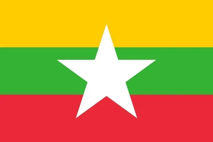 Bandera de Myanmar