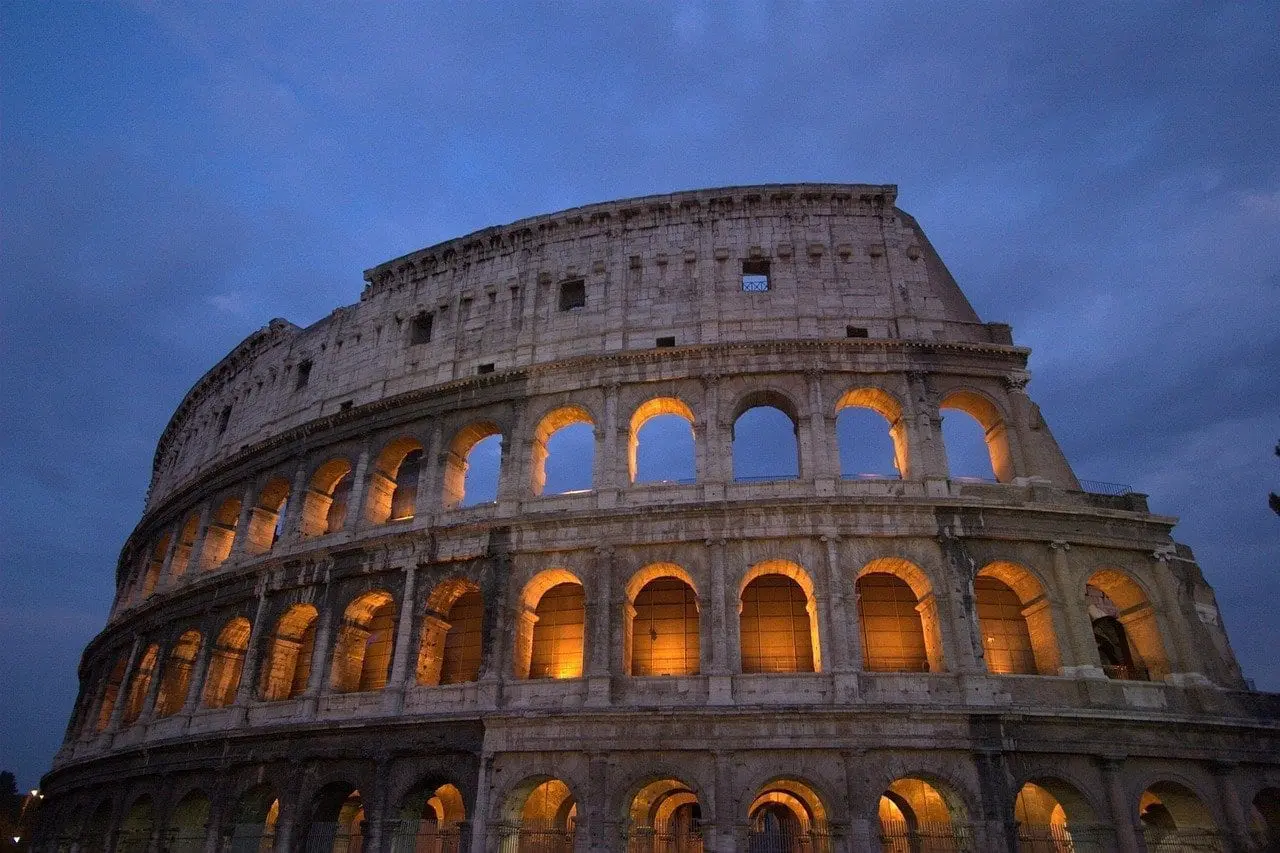 (1.) Coliseo Roma Italia Italia