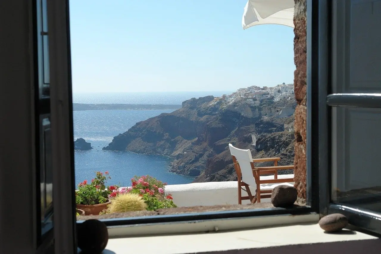 (4.) Santorini Ventana Punto De Vista Grecia