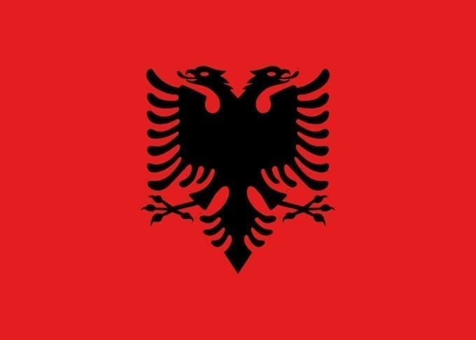 Bandera de Albania