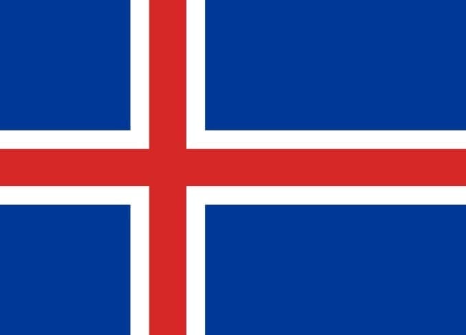 Bandera de Islandia