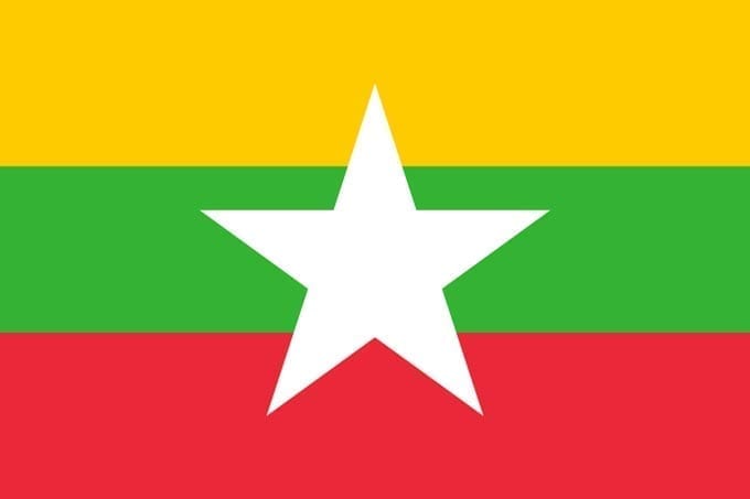 Bandera de Myanmar