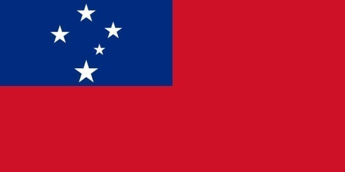 Bandera de Samoa