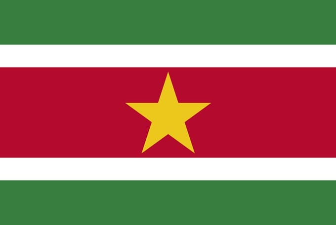 Bandera de Surinam