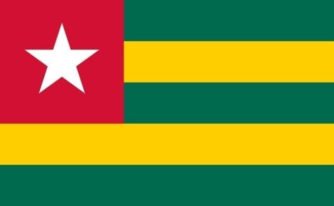 Bandera de Togo