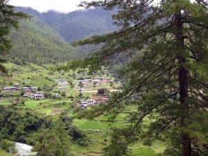 Bután Montañas El Turismo