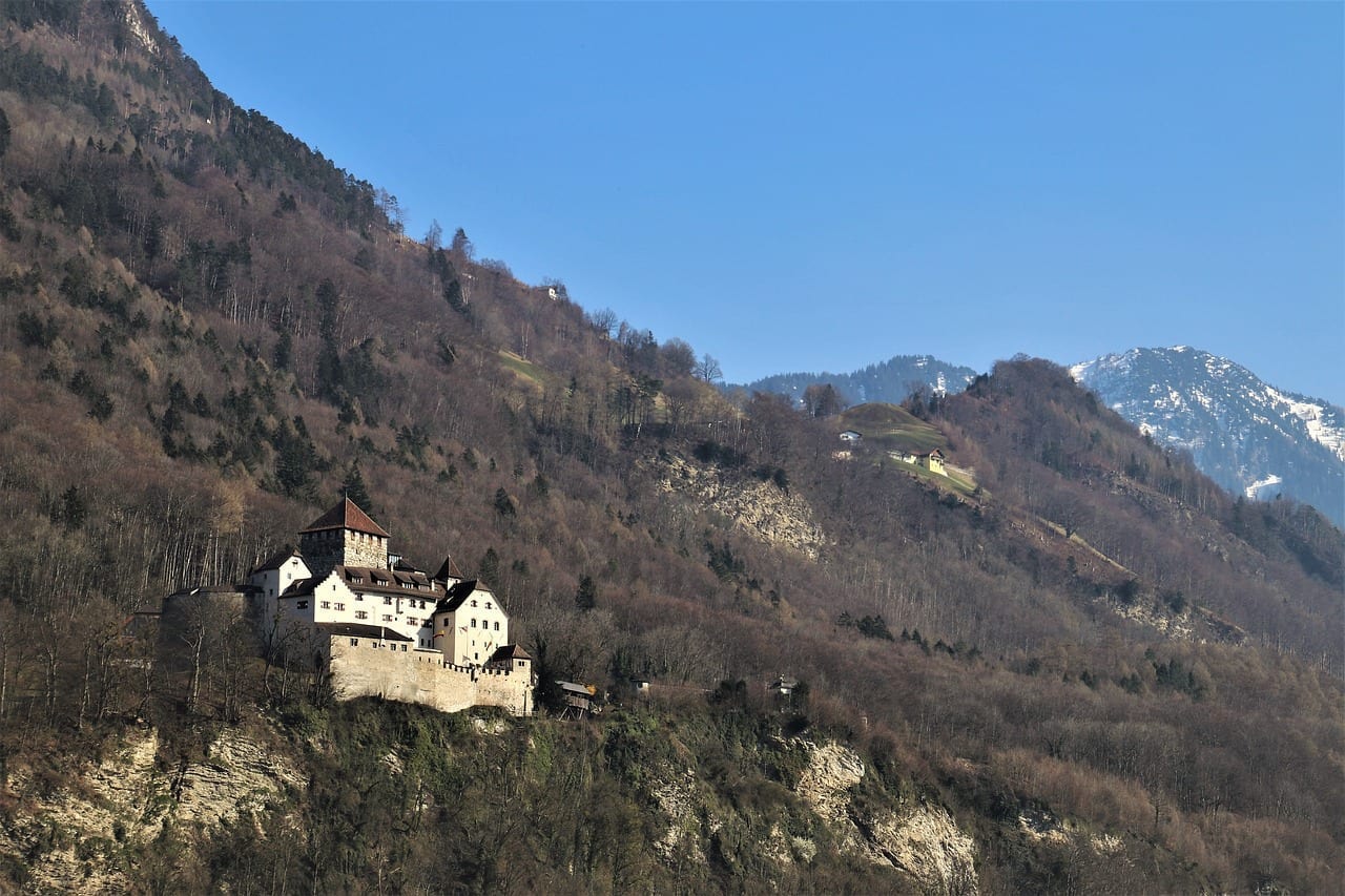 Castillo Liechtenstein Montaña