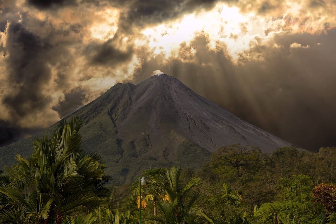 Costa Rica Volcán Paisaje