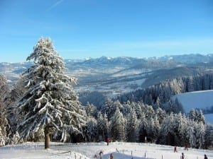 Vista del Bregenzerwald desde Pfänder Austria
