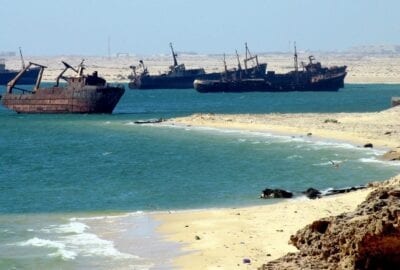 El cementerio de barcos Mauritania