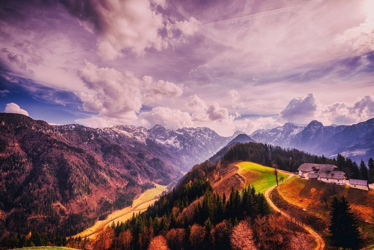 Eslovenia Montañas Cielo