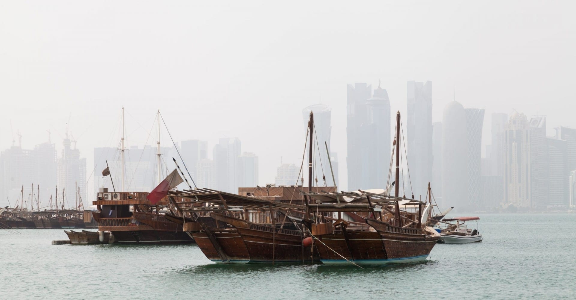 Espectáculos en la bahía de Doha Catar