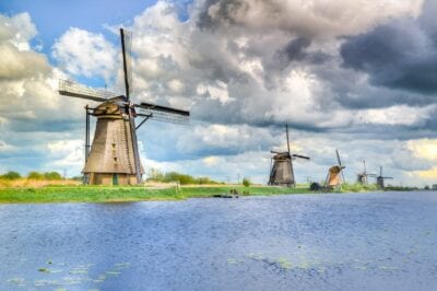 Kinderdijk Holandés Países Bajos