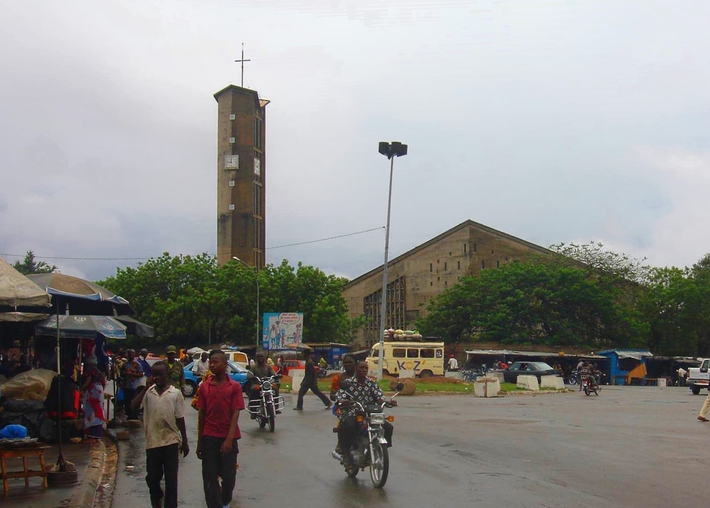 La catedral de Bouaké. Costa de Marfil