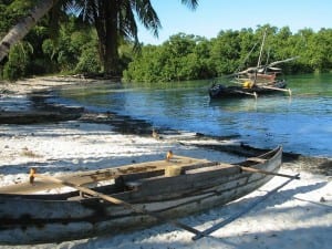 Madagascar Canoa Pescador