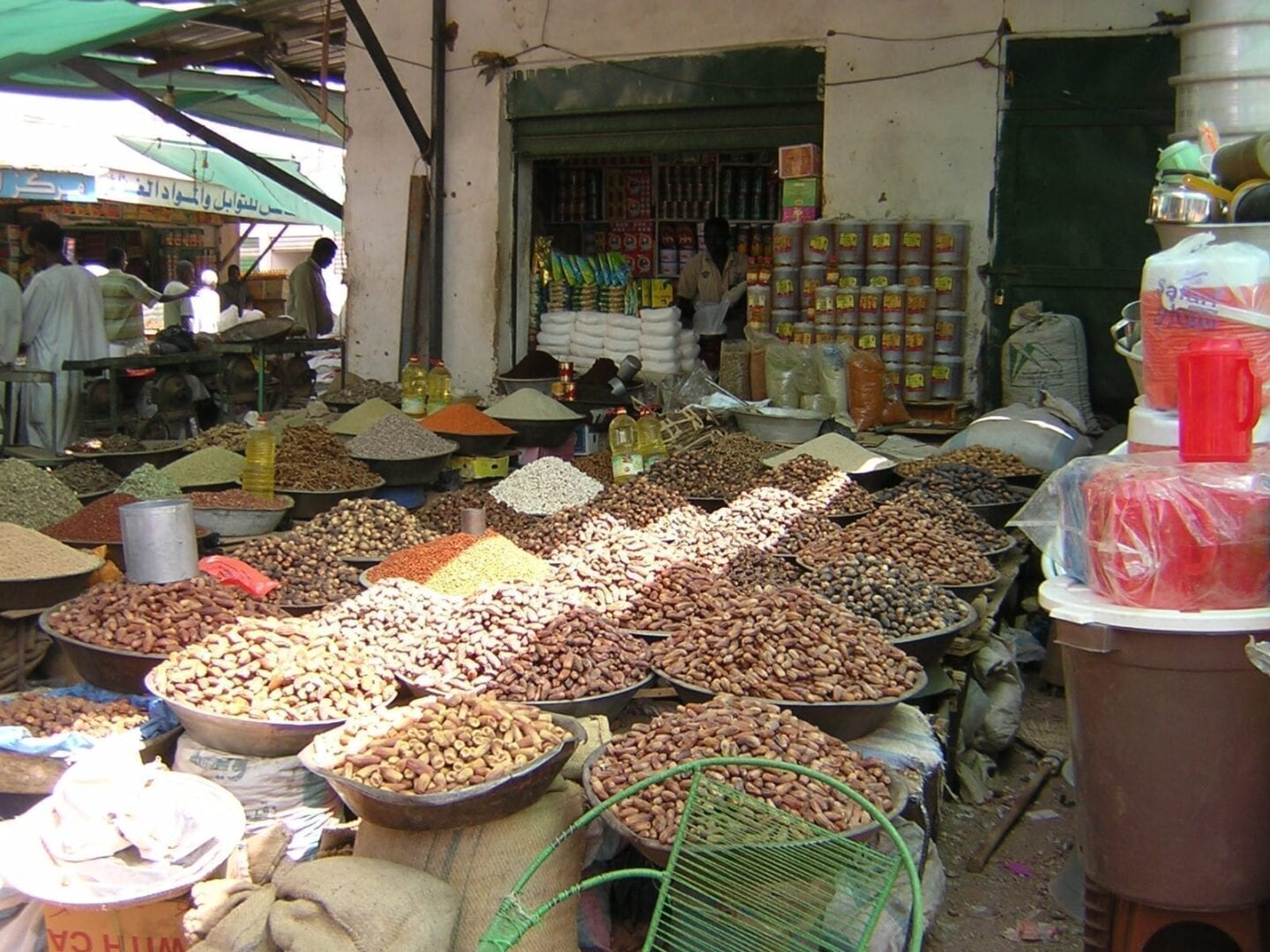 Mercado en el Sudán Sudán