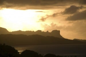 Micronesia Puesta De Sol Cielo