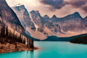 Moraine Lake Canadá Montañas