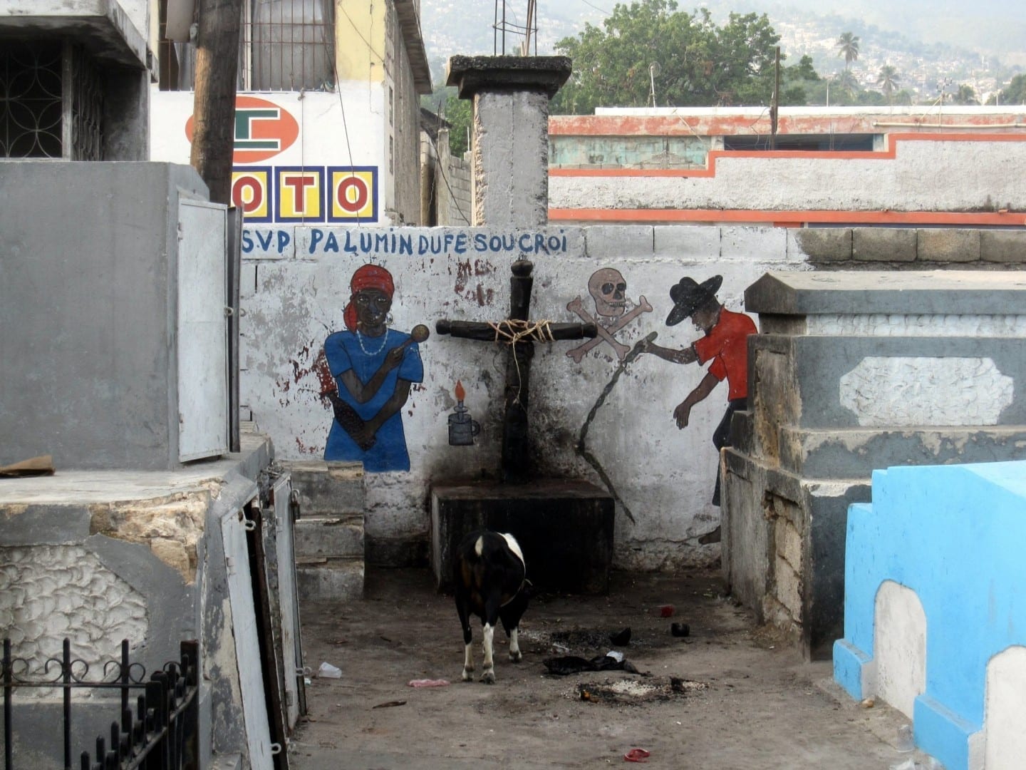 Santuario vudú en Puerto Príncipe Haiti