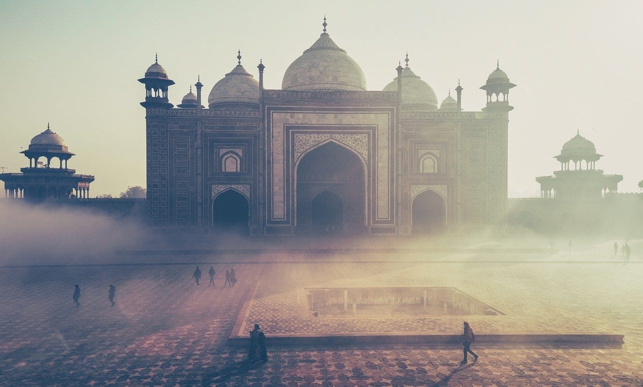 Taj Mahal India La Construcción De