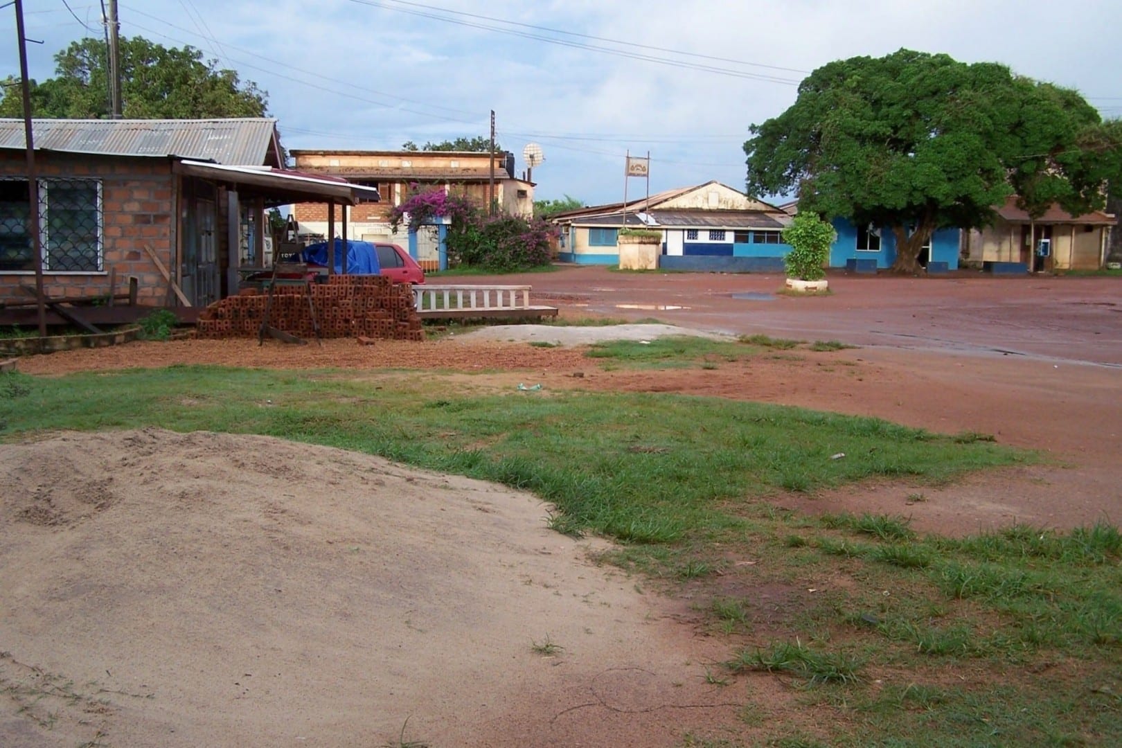Vista de Lethem en el sur del país Guyana