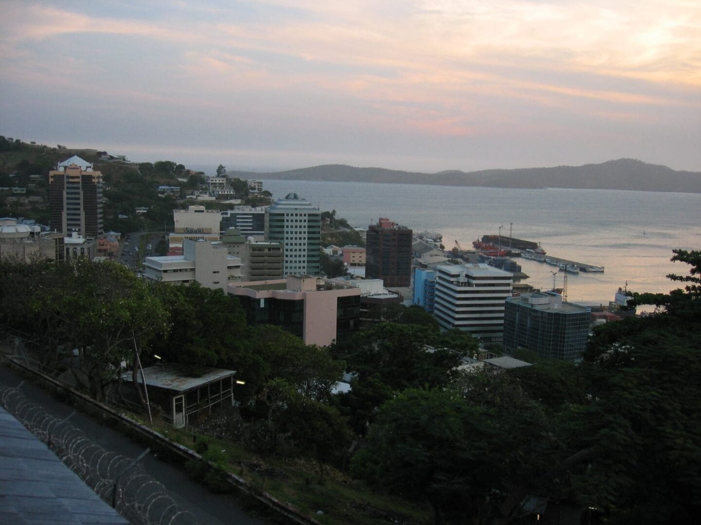Vista sobre Port Moresby Papúa Nueva Guinea