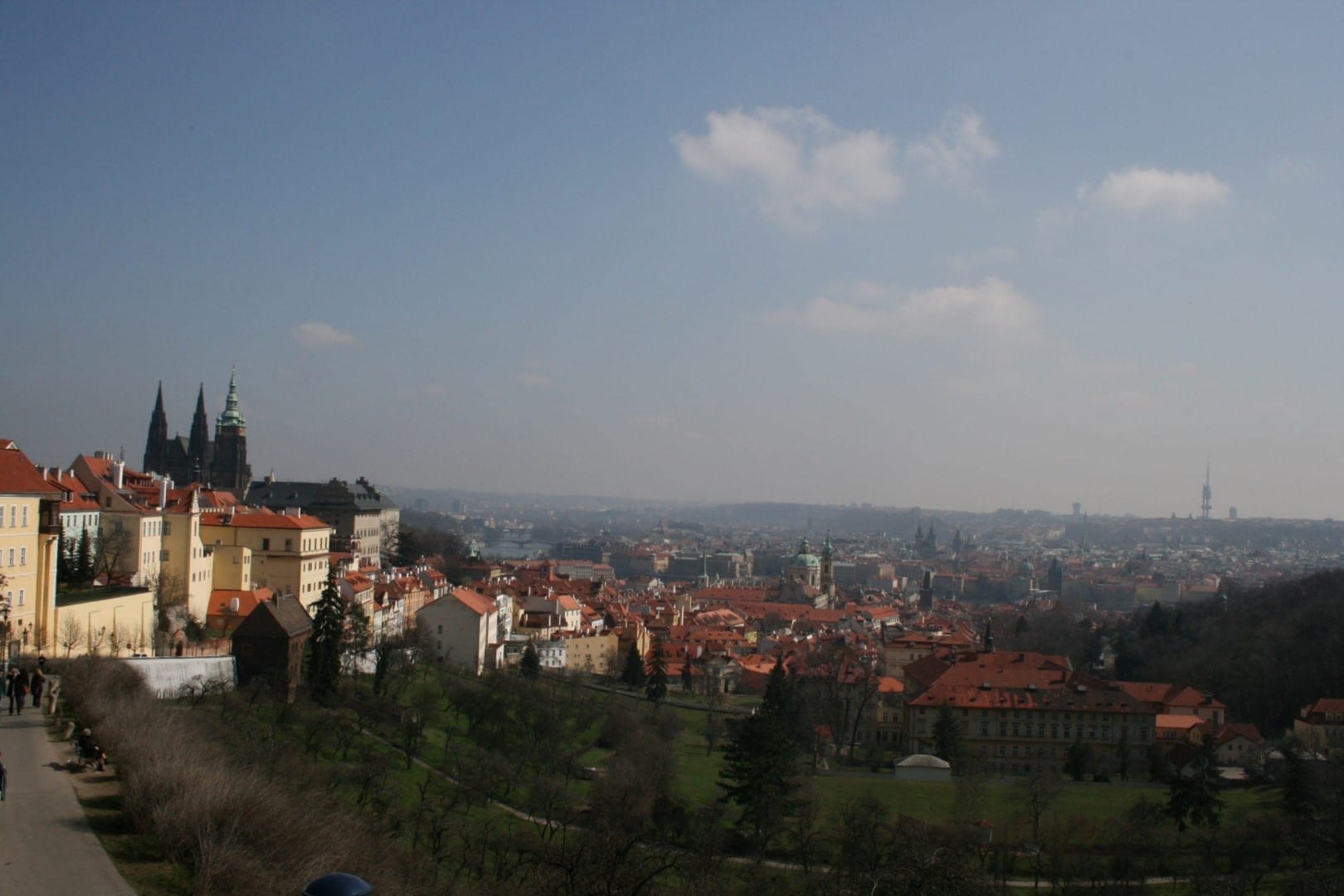 Vista sobre Praga (Castillo a la izquierda) República Checa