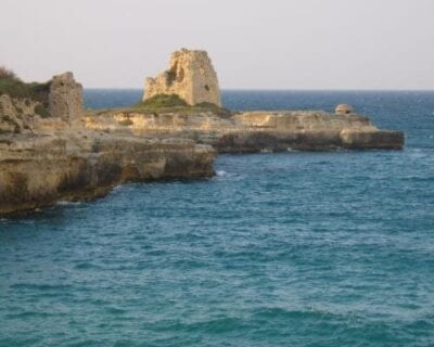 Roca marina di Melendugno Italia