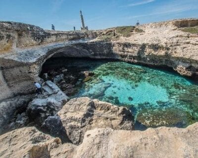 Roca marina di Melendugno Italia