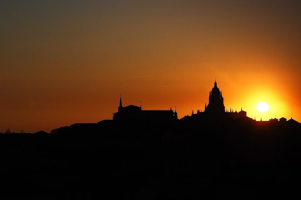 Atardecer Catedral Segovia España