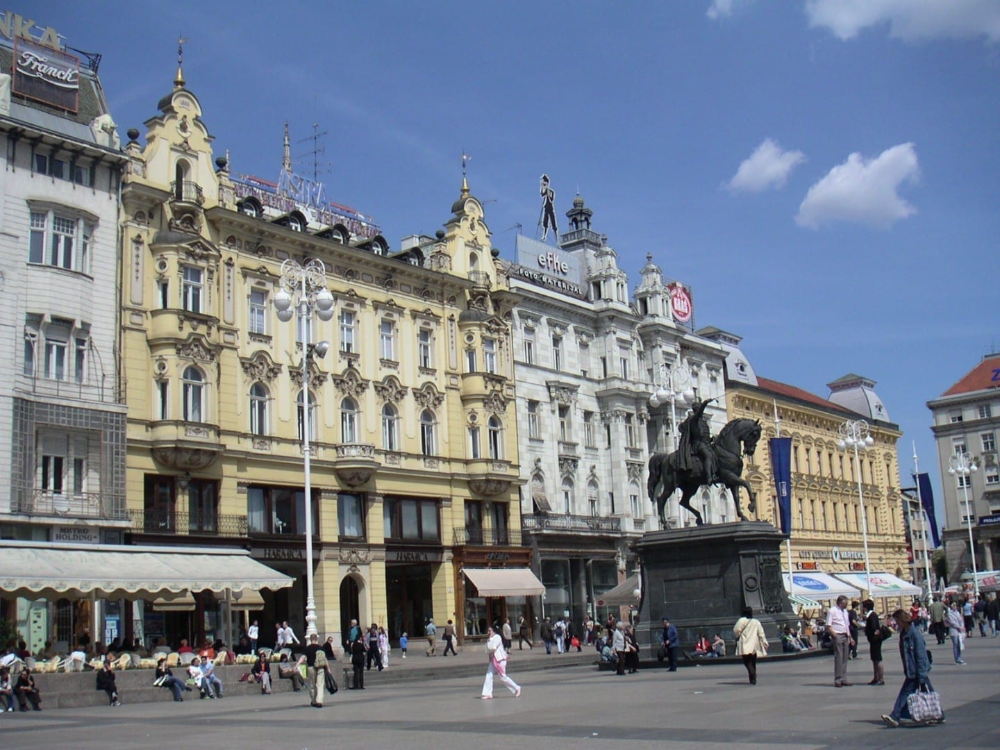 Ban Jelačić Square Zagreb Croacia