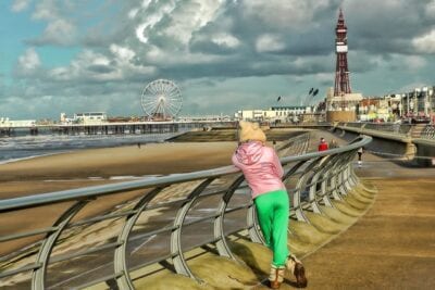 Blackpool Mar Muelle Reino Unido
