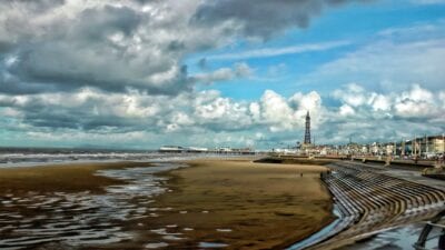 Blackpool Mar Muelle Reino Unido