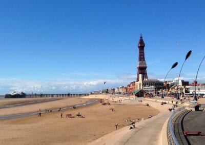 Blackpool Torre Playa Reino Unido