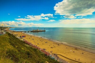 Bournemouth Costa Playa Reino Unido