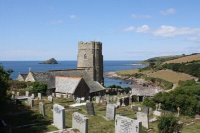 Britannia Cementerio Plymouth Bay Reino Unido