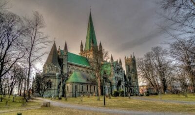 Catedral De Nidaros Trondheim Noruega Noruega