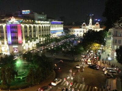 Ciudad Ho Chi Minh de noche Ho Chi Minh (Saigón) Vietnam