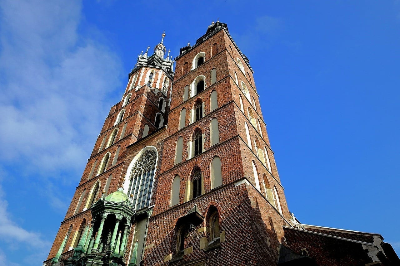 Cracovia Iglesia De Santa María Polonia Polonia