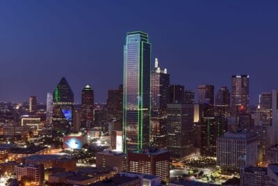 Dallas Horizonte Paisaje Urbano Estados Unidos