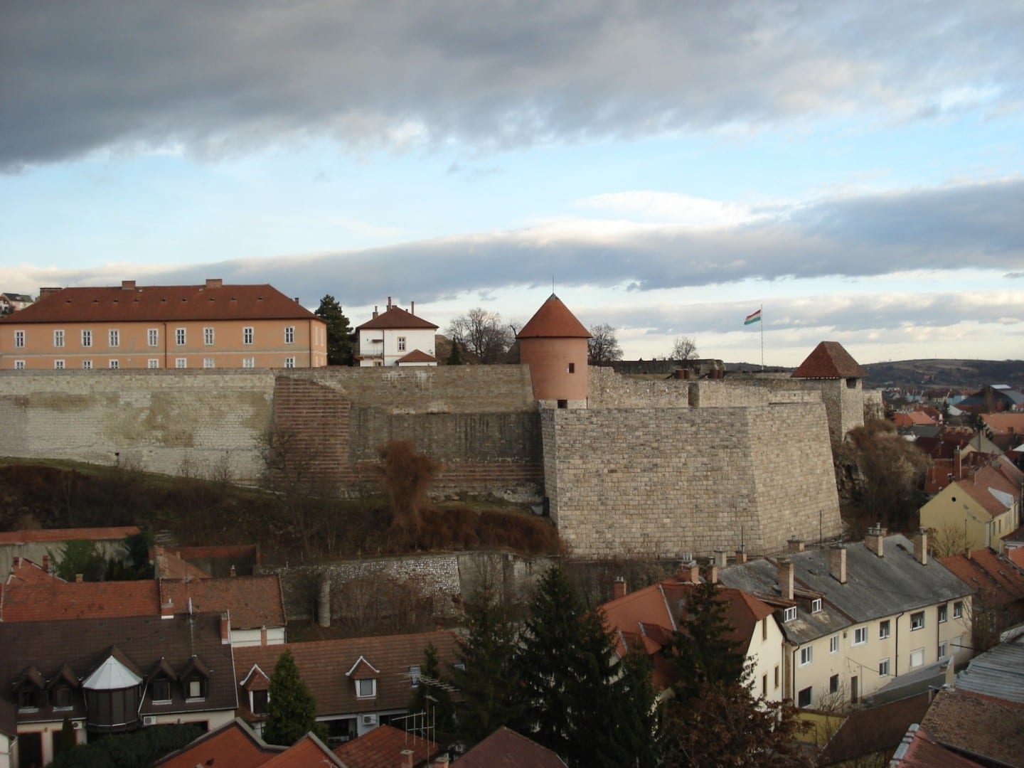 El castillo visto desde el minarete Eger Hungría