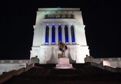 El colosal monumento a la guerra de Indiana Indianapolis Estados Unidos