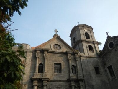 El exterior de la Iglesia de San Agustín Intramuros (Manila) Filipinas