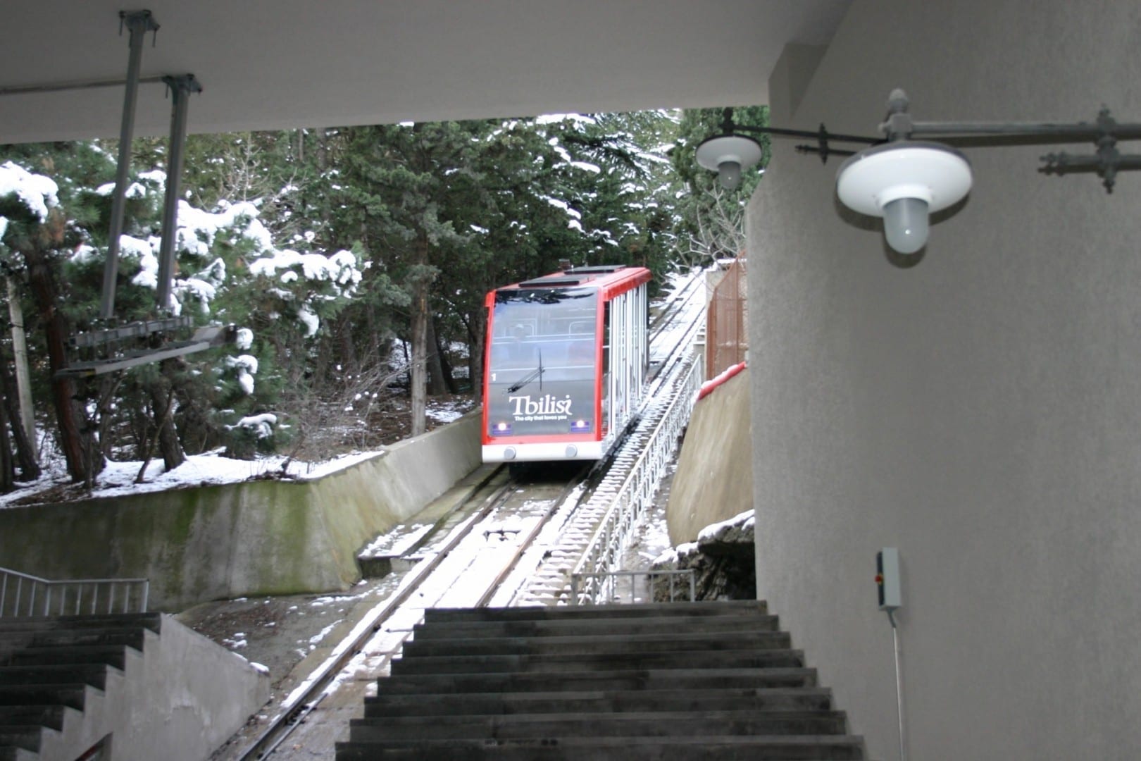 El Funicular reabrió en diciembre de 2012 Tiflis Georgia