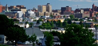 El horizonte de Portland Portland ME Estados Unidos