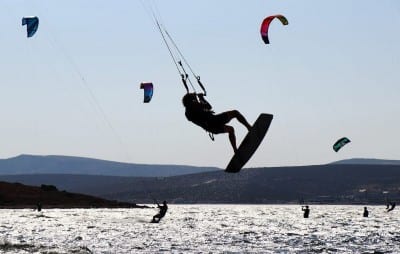 El Kitesurf Alacati Izmir Turquía