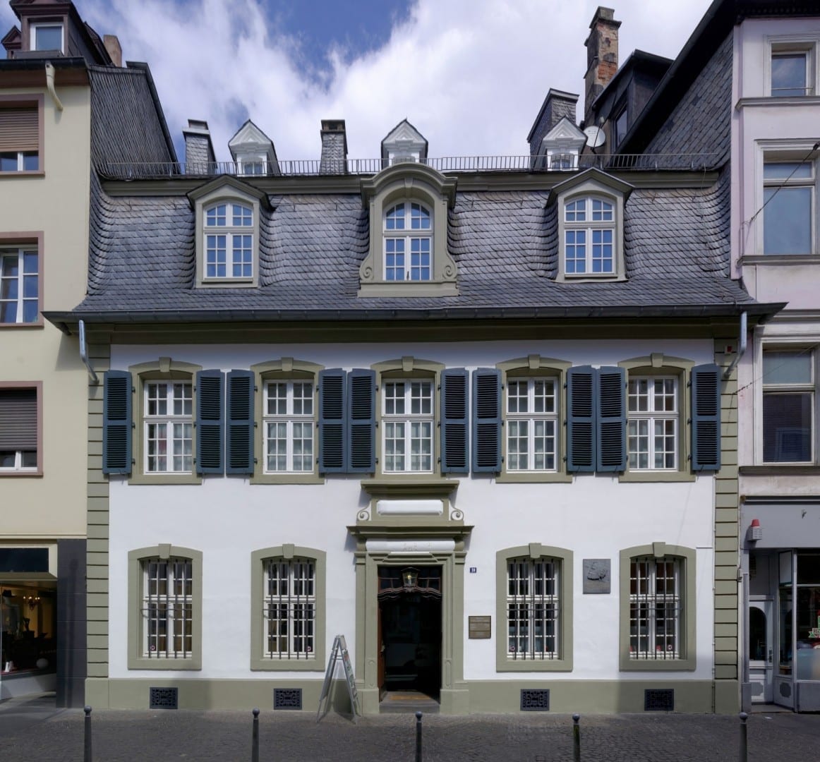 El lugar de nacimiento de Karl Marx, un edificio barroco construido en 1727 y que ahora contiene un museo de Marx y el Marxismo Tréveris Alemania