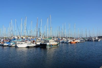 El Puerto De Saint Malo Bretaña Barcos Francia