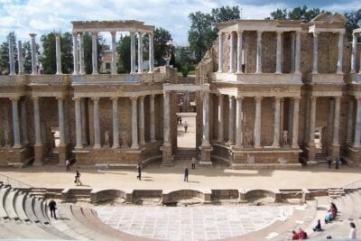 El teatro romano Mérida España